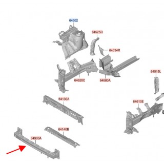 Xương ba đờ xốc trước Hyundai Creta 22