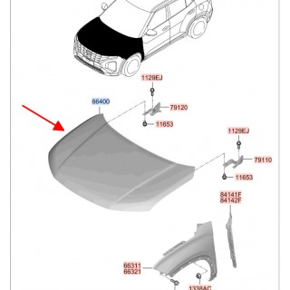 Nắp ca bô Hyundai Creta 22