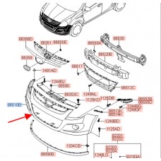 Ba đờ xốc trước Hyundai i20 08