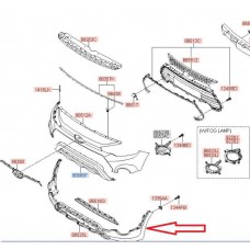 Ba-đờ-xốc trước dưới Hyundai i20 2015