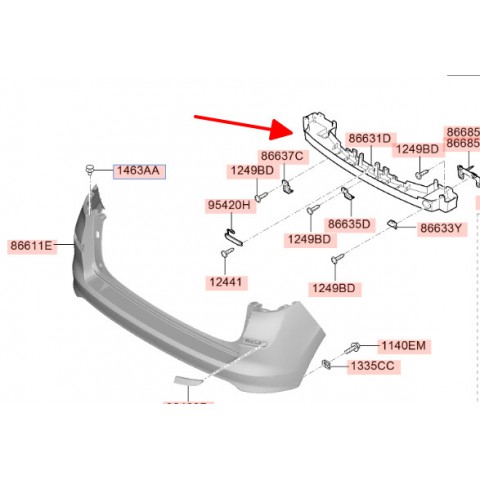 Xương ba đờ xốc sau Hyundai Tucson 18