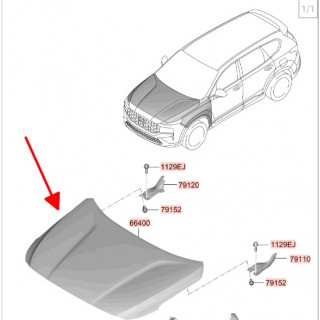 Nắp ca bô Hyundai Santafe 20