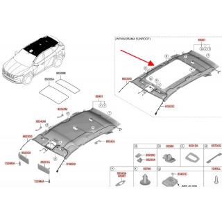 La phông trần Hyundai Tucson 2022